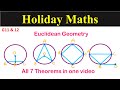 Euclidean Geometry All 7 Theorems