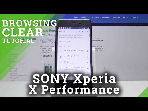 How to Clear Browsing Data in SONY Xperia X Performance – Erase Browser History