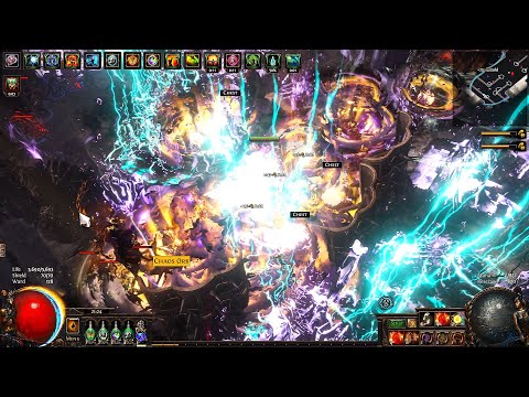 [ POE 3.27 ] Death's Oath Occultist Uber Boss,Simulacrum & Mapping Showcase