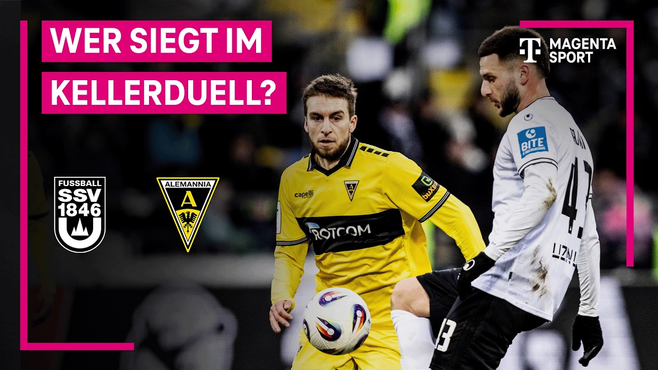 SSV Ulm 1846 vs Alemannia Aachen Highlights