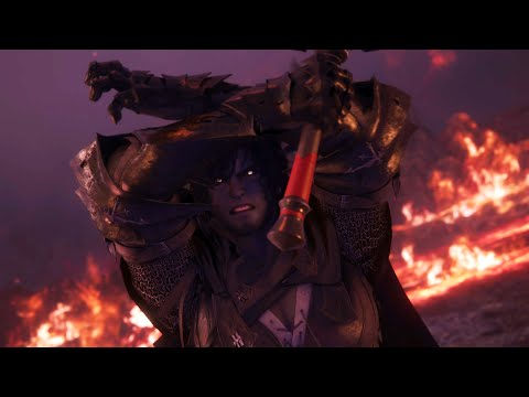 Final Fantasy 16 - Infernal Shadow Boss Fight (4K)
