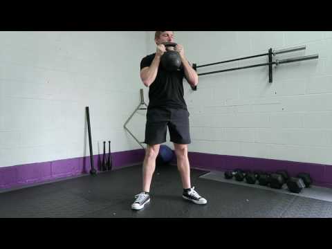 Goblet Squat with Curl