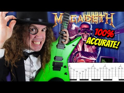 How To REALLY Play THE HANGAR 18 Solos (w/ Tabs!)