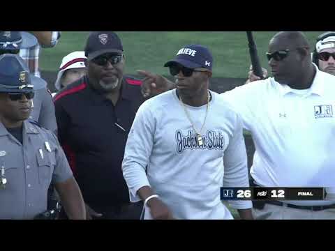 Deion Sanders and Eddie Robinson Jr.'s post-game handshake got a little heated 👀