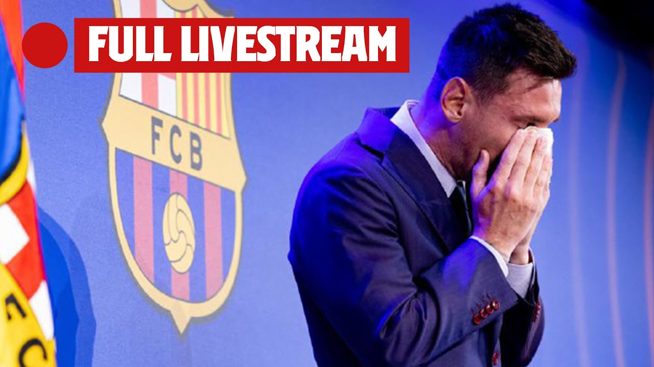 🔴 LIVESTREAM: LEO MESSI'S PRESS CONFERENCE from CAMP NOU