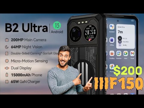 IIIF150 B2 Ultra Rugged Machine 15000mAh 120Hz 12GB 256GB 200MP Micro-Motion Sensing Dual Display