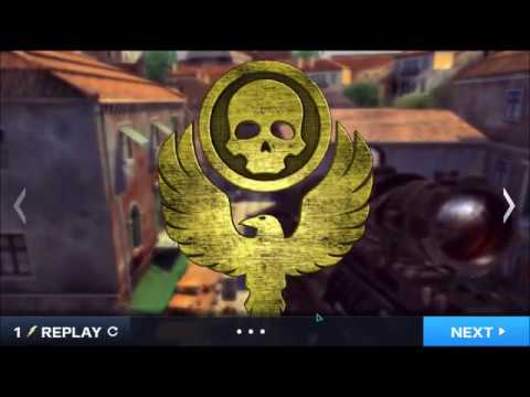 How to do 90% shot accuracy on sniping in Modern Combat 5 blackout