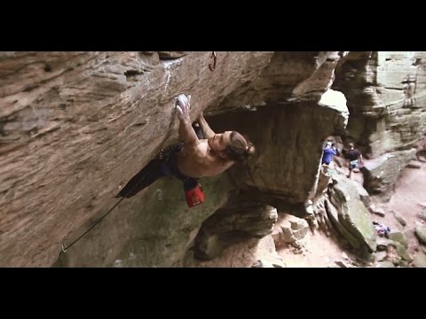 Nikita (8c) - Climbing in Berdorf, Luxembourg