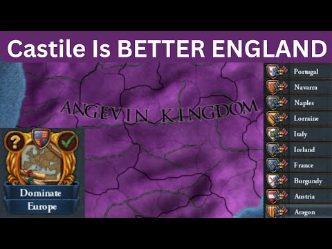 Angevin Empire as Castile is INSANE - EU4 1.36