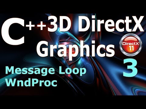 C 3D DirectX Tutorial Message Loop WndProc 3