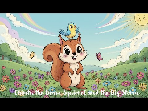 Chintu the Brave Squirrel & the Big Storm | 3D animated Moral Story | Best English Stories for Kids