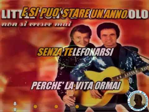Bobby Solo & Little Tony   Non si cresce mai KARAOKE FAIR USE