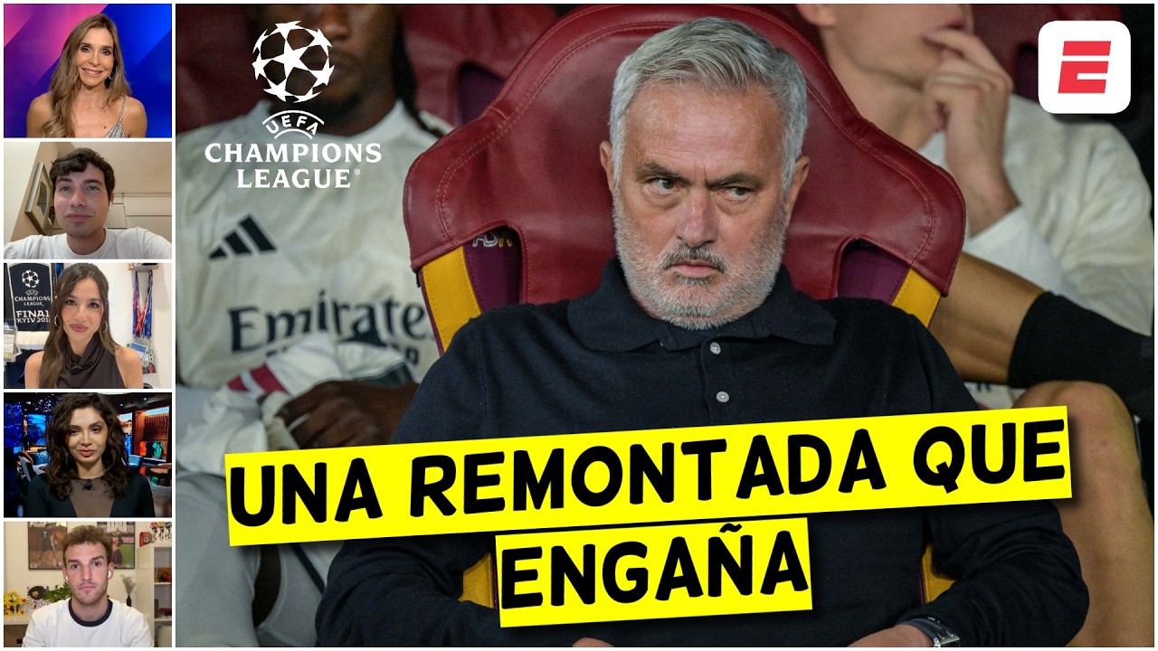 NO SE ENGAÑEN, el REAL MADRID es un DESASTRE y lo MAQUILLA con REMONTADA vs ROMA | Champions League