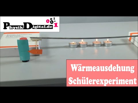 Schülerexperiment zur Wärmeausdehnung von Festkörper - Wieso dehnt sich eine Brücke aus?