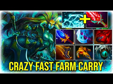 THE MOST INTENSE HARD CARRY LATE GAME + CRAZY FAST FARM [ NAGA SIREN ] PRO GAMEPLAY