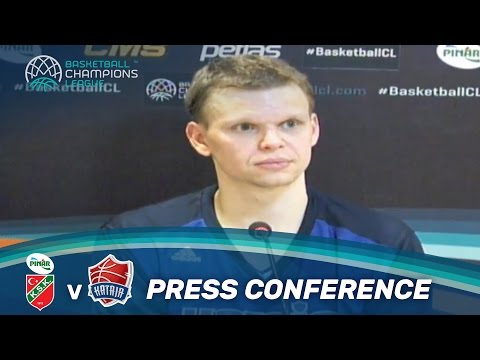 Pinar Karsiyaka v Kataja Basket - Press Conference - Basketball Champions League