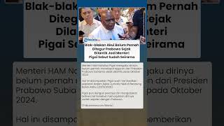 Menteri Pigai Percaya Diri Sejalan dengan Prabowo, Belum Pernah Sekali pun Ditegur Sejak Dilantik