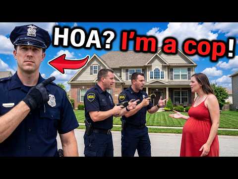 HOA COPS Pull Taser on My Pregnant Wife, Unaware I'm Police!