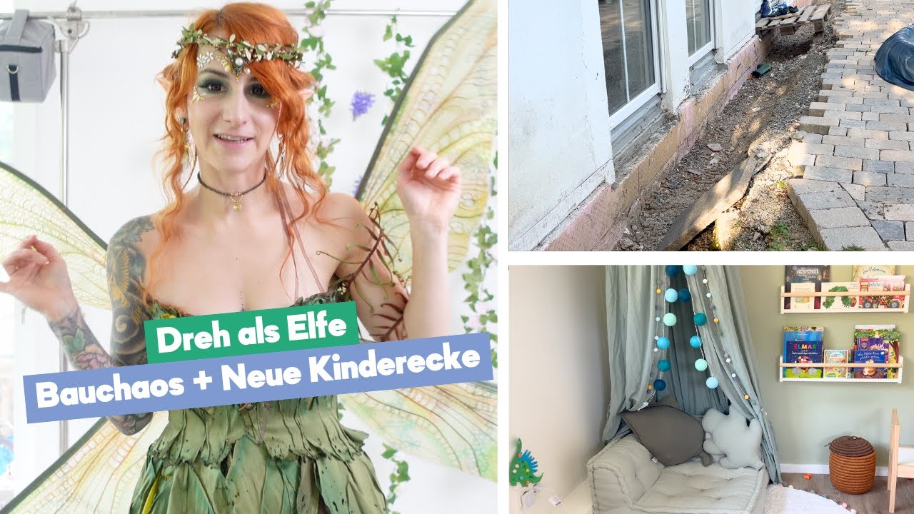Ich werde zur Elfe / Chaos ums Haus / Kinderecke Upgrade | Weekly Vlog 012-26