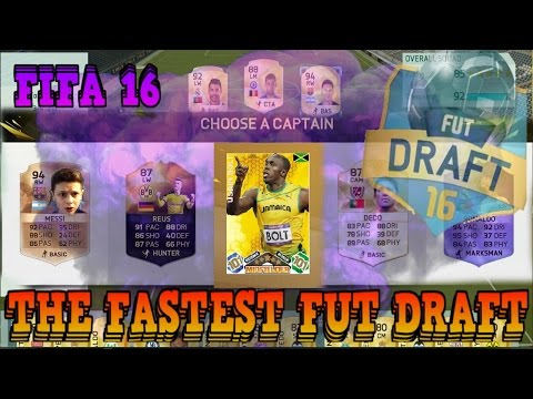 THE 'FASTEST' FUT DRAFT - FIFA 16
