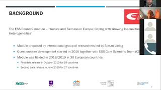 Webinar: Justice and fairness in Europe