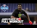 James Pearce Jr.'s 2025 NFL Scouting Combine workout