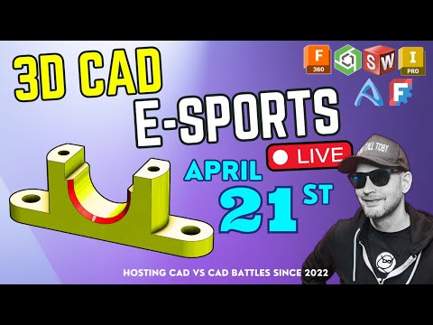 Model Monday Live | CAD Speed Modeling Battles & Tips (April 21, 2025)