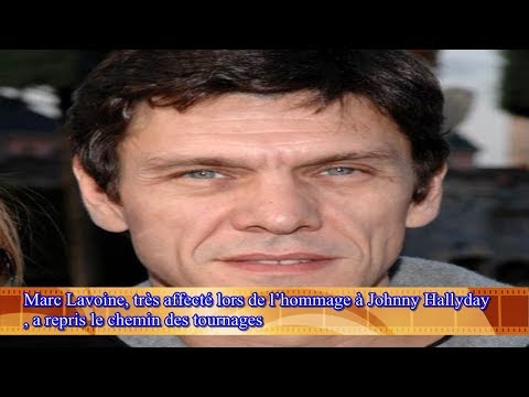 Marc Lavoine, très affecté lors de l’hommage à Johnny Hallyday , a repris le chemin des tournages