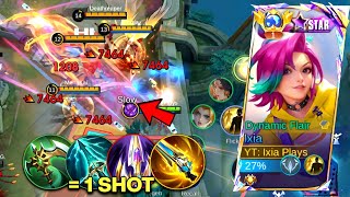 NEW META! IXIA 100% BEST DAMAGE BUILD AND EMBLEM! (ixia best build 2026) - TRY THIS!🔥 | MLBB