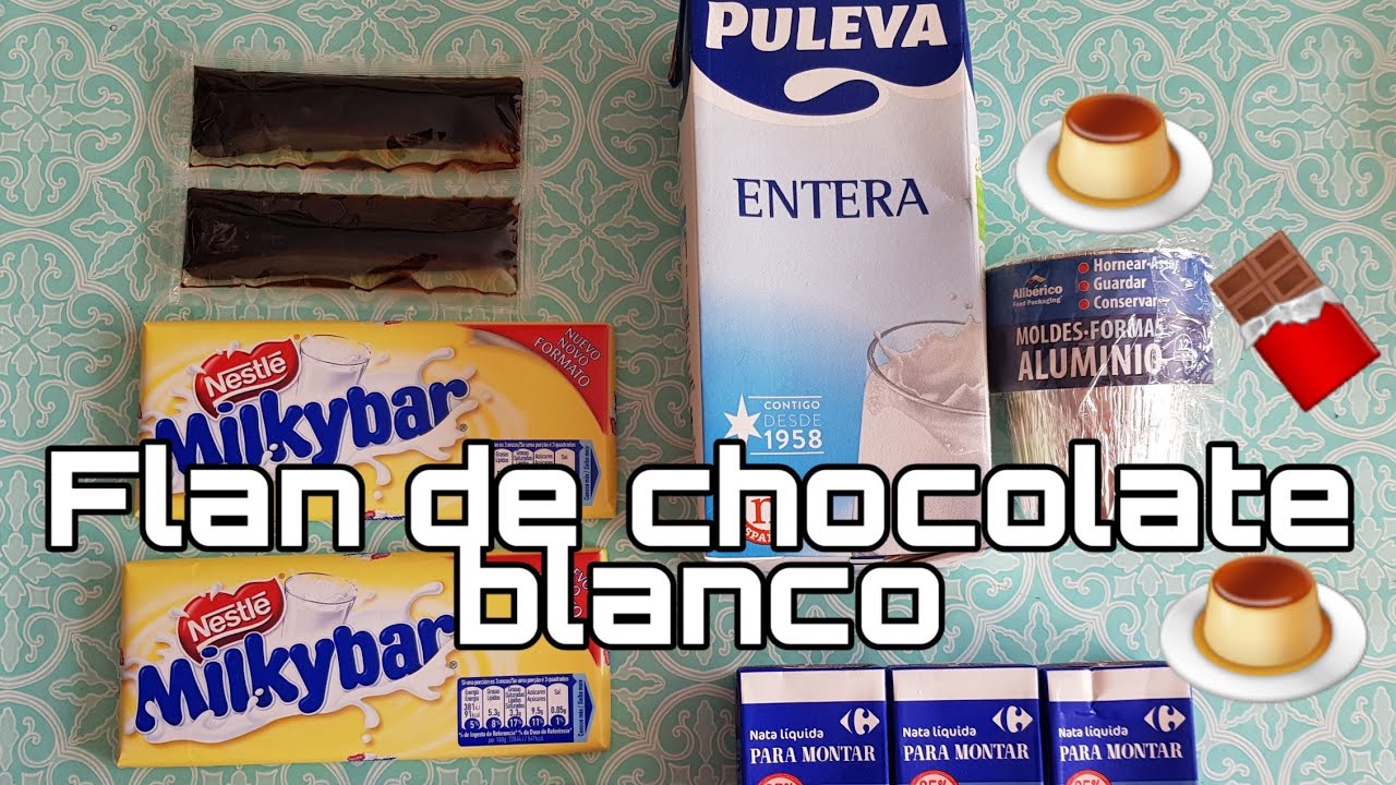Watch FLAN DE CHOCOLATE BLANCO🍮🍰🍫(Receta súper rápida) Now FLAN DE CHOCOLATE BLANCO🍮🍰🍫(Receta súper rápida)