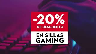 Conforama Vuelve a casa con un -20% de DESCUENTO en SILLAS GAMING anuncio