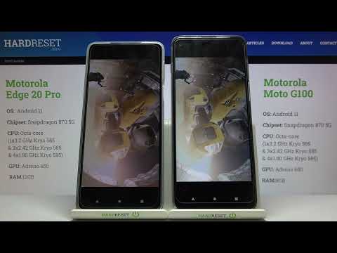 Edge 20 Pro vs Moto G100 Sling Shot extreme test / Sling Shot extreme on Edge 20 Pro and Moto G100