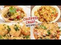 5 Best CHATPATA CHAAT Recipes Chole Samosa Chaat Ragda Patties Dahi Puri Corn Chaat Katori Chaat