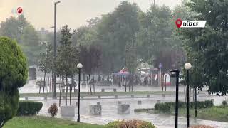 Düzce İçin Gök Gürültülü Sağanak Yağış Uyarısı
