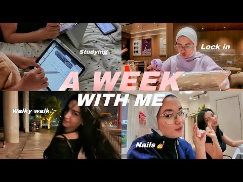A WEEK WITH ME | studying,self care, exams 📚✨