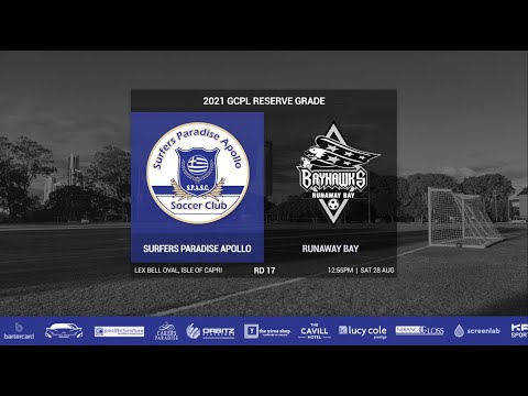 2021 GCPL Reserves Rd 17 - Surfers Paradise vs Runaway Bay (0-0)