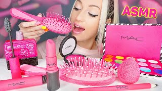 Download lagu ASMR EATING EDIBLE HAIR BRUSH, LIPSTICK, CANDY, MAC PALETTE, 먹을 수 있는, 케이크 먹방 (SWEET FOOD) MUKBANG 먹방 mp3