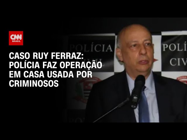 Ex-delegado executado no litoral de SP: polícia faz buscas em casa usada por suspeitos | LIVE CNN