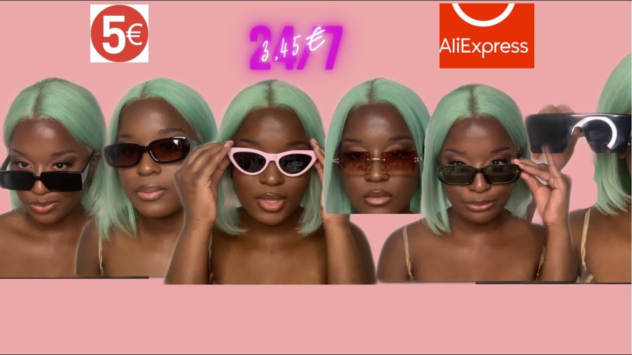 Haul lunettes de soleil AliExpress/ TOUT à moins de 5 €