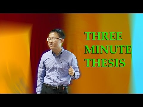 Three Minute Thesis (3MT) 2019 - Yuchen Wang
