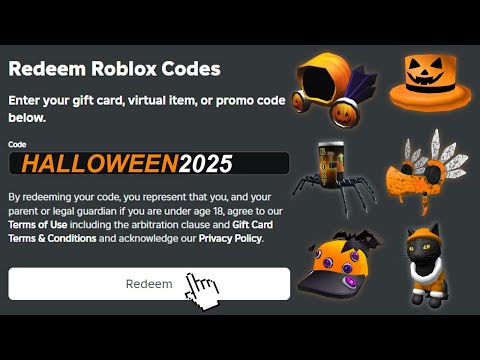 All New OCTOBER 2025 Roblox Promo Codes For FREE ROBLOX ITEMS + EVENT | All Free Items on Roblox