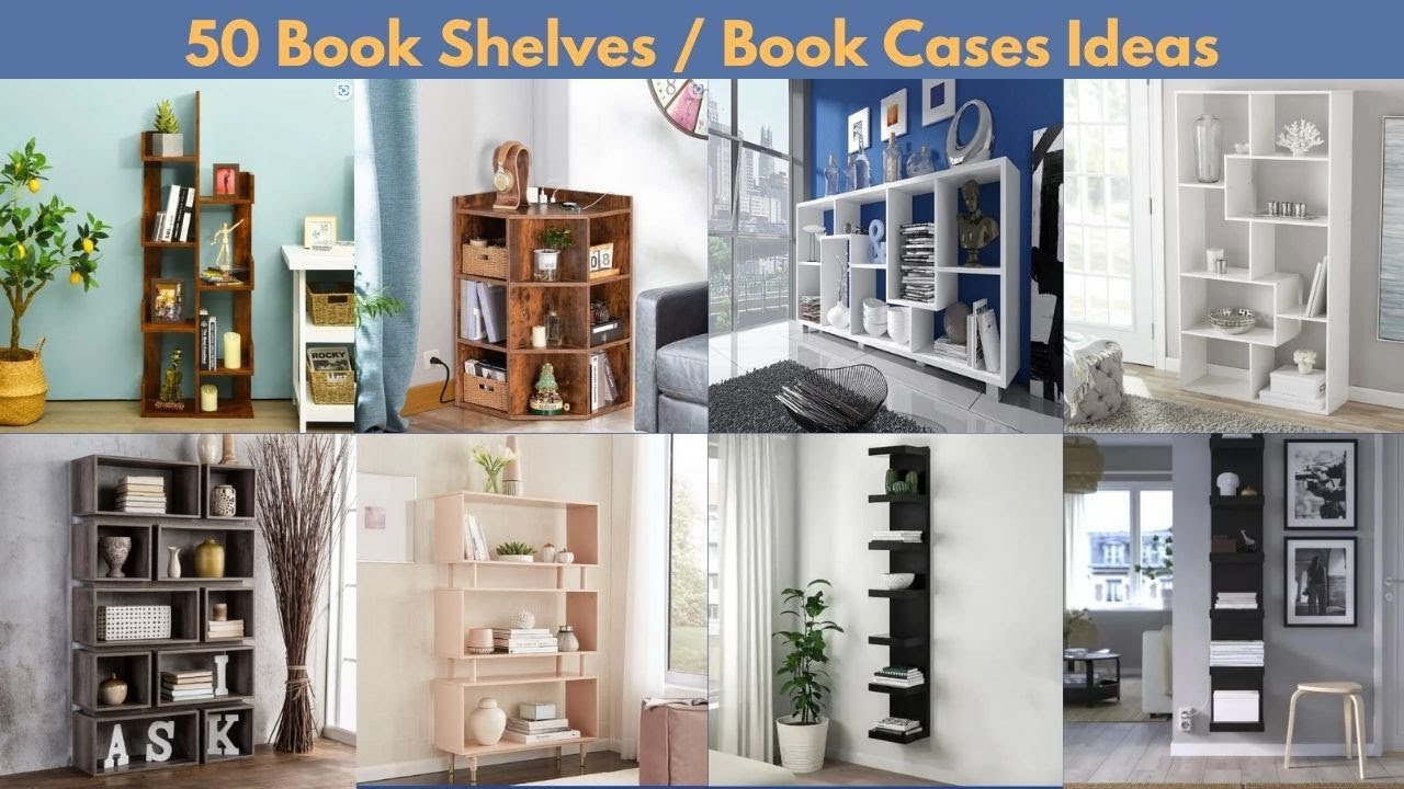 Top 50 Modular Bookshelf Ideas | 2025 Creative Corner Wall Shelves | Wooden Bookcase Designs