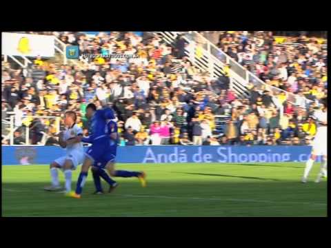 Expulsión de Abreu. Central 0 - Godoy Cruz 0. Fecha 4. Torneo Primera División 2014. FPT