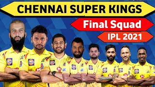 IPL 2021 - CSK Final Squad | Chennai Super Kings