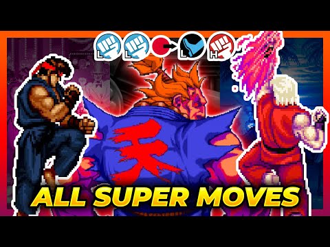 ALL SUPER MOVES / SUPER COMBOS TUTORIAL - Ultra Street Fighter II: The Final Challengers (USF2)