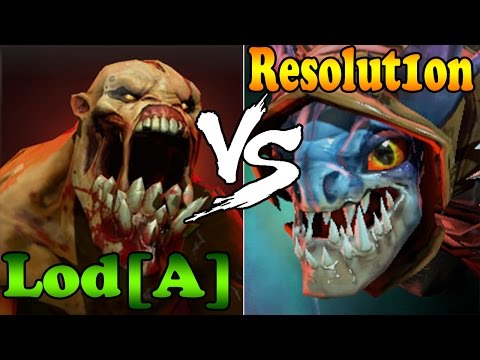 Dota 2 - Lod[A] EGM Dendi and 7ckngMad vs Resolut1on Fng Illidan and yoky 6500MMR+ - EEL!
