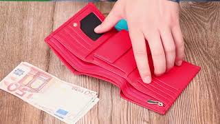 Гаманець для жінок в три складання з натуральної шкіри Tony Bellucci 22038 червоний