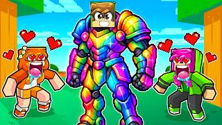 Posso FAZER ARMADURAS GIGANTES para APAIXONAR GAROTAS no Minecraft!