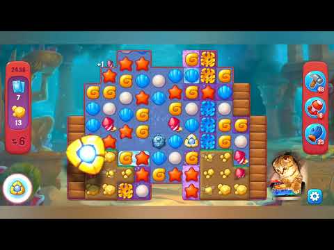 Fishdom 2022, no Boosters,  2436  level  -  прохождение без бустеров,  2436  уровень.