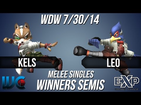 WDW 7/30/14 - Kels (Fox) vs. Leo (Falco/Marth) Melee Singles Winners Semis